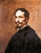 VELAZQUEZ, Diego Rodriguez de Silva y Portrait of a Man et oil on canvas